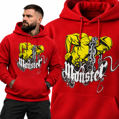 BLUZA Z KAPTUREM NA SIŁOWNĘ MONSTER